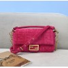 Fendi Velvet Baguette Bag