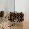 Fendi Wool Baguette Bag S&M Size