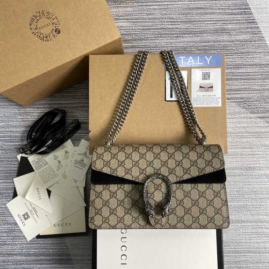 Gucci Dionysus Black Medium 28cm