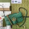 Gucci GG Marmont matelasse 22cm mini bag 446744 Green