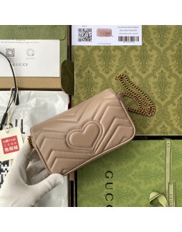 Gucci GG Marmont Super Mini Bag Pink