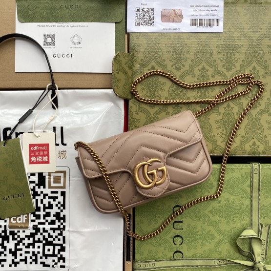 Gucci GG Marmont Super Mini Bag Pink