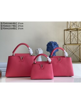 LV  Capucines Bag in Three sizes 