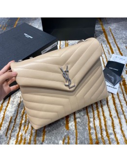 YSL LOULOU BAG MEDIUM SIZE 31cm Beige