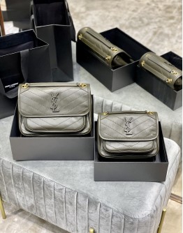 YSL NIKI Chain Bag 22cm&28cm Dark Green