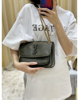 YSL NIKI Chain Bag 22cm&28cm Dark Green