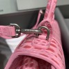 Balenciaga Hourglass S&XS Size Bag in Pink