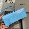 Balenciaga Hourglass S&XS Size Bag in Blue