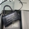 Balenciaga Hourglass S Size Bag in Black