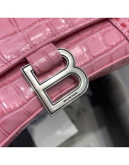 Balenciaga Hourglass S&XS Size Bag in Pink