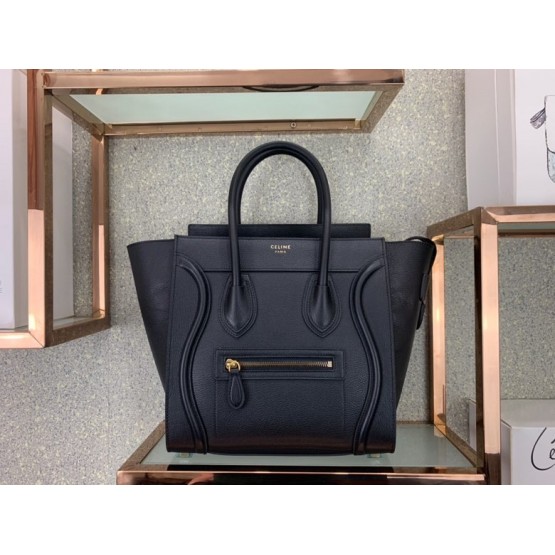 Celine Micro Luggage Bag 26cm Black