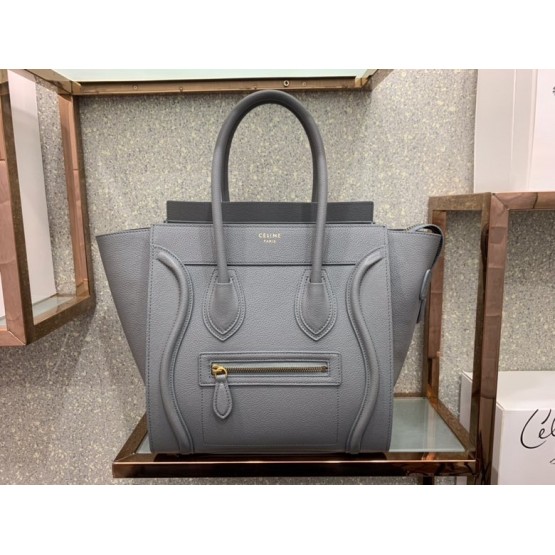 Celine Micro Luggage Bag 26cm Grey