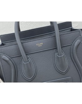 Celine Nano Luggage Bag 20cm Grey