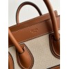 Celine Nano Luggage Bag 20cm Brown