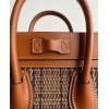 Celine Nano Luggage Bag 20cm Brown