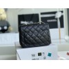 C-C mini CF 17cm Caviar Gold&silver hardware
