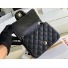 C-C mini CF 17cm Caviar Gold&silver hardware