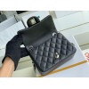 C-C mini CF 17cm Lambskin Gold&silver hardware