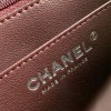 C-C mini CF 17cm Lambskin Gold&silver hardware