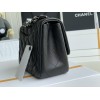 C-C mini CF 17cm Lambskin Gold&silver hardware