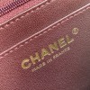 C-C mini CF 17cm Lambskin Gold&silver hardware