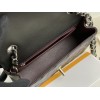C-C Small CF 20cm Lambskin Gold&silver hardware