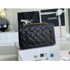 C-C Small CF 20cm Caviar Gold&silver hardware