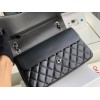 C-C CF Bag Jumbo 30cm Lambskin Leather in Silver Hardware