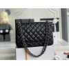 C-C CF Bag Jumbo 30cm Lambskin Leather in Silver Hardware