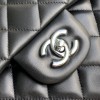 C-C CF Bag Jumbo 30cm Lambskin Leather in Silver Hardware