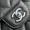C-C CF Bag Jumbo 30cm Caviar Leather in Silver Hardware