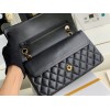  C-C CF Bag  Medium Lambskin Leather in Gold Hardware