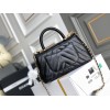 C-C  Top Handle Smooth Leather Retro 24cm