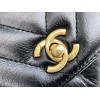 C-C  Top Handle Smooth Leather Retro 24cm