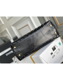 C-C  Top Handle Smooth Leather Retro 29cm