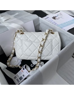 C-C CF Shoulder Bag AS2798 white&black