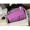 C-C CF 25cm Lambskin Purple Bag
