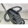 Dior Mini Lady Dior Flap Bag Black