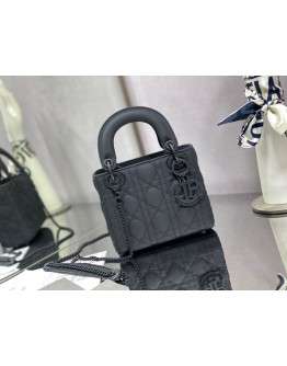 Dior Mini Lady Dior Flap Bag Black