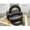 Dior Lady Dior Mini Classic Tote Bag With Lambskin Black