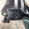 Gucci Leather Soho Camera Bag 308364 Black