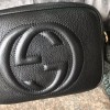 Gucci Leather Soho Camera Bag 308364 Black