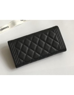 C-C Wallet 003 Caviar Leather