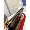 Louis Vuitton Coussin Patent Black Leather PM&MM