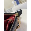 Louis Vuitton Coussin Patent Black Leather PM&MM