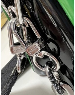 Louis Vuitton Coussin Patent Green Leather PM&MM