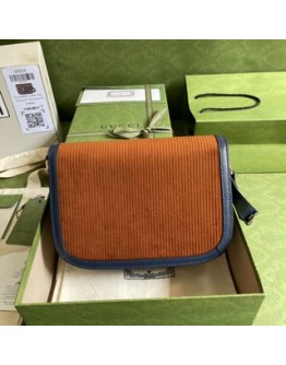 Gucci 1955 Horsebit Bag Blue