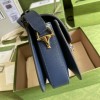 Gucci 1955 Horsebit Bag Blue