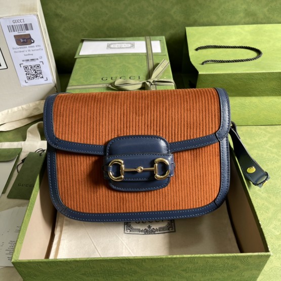Gucci 1955 Horsebit Bag Blue