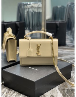 YSL Sunset Medium 25cm Beige
